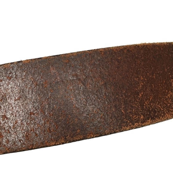 ORION LEATHER COMPANY Belt Largemouth Bass Concho Brown Antique Silver Finish - Picture 14 of 15